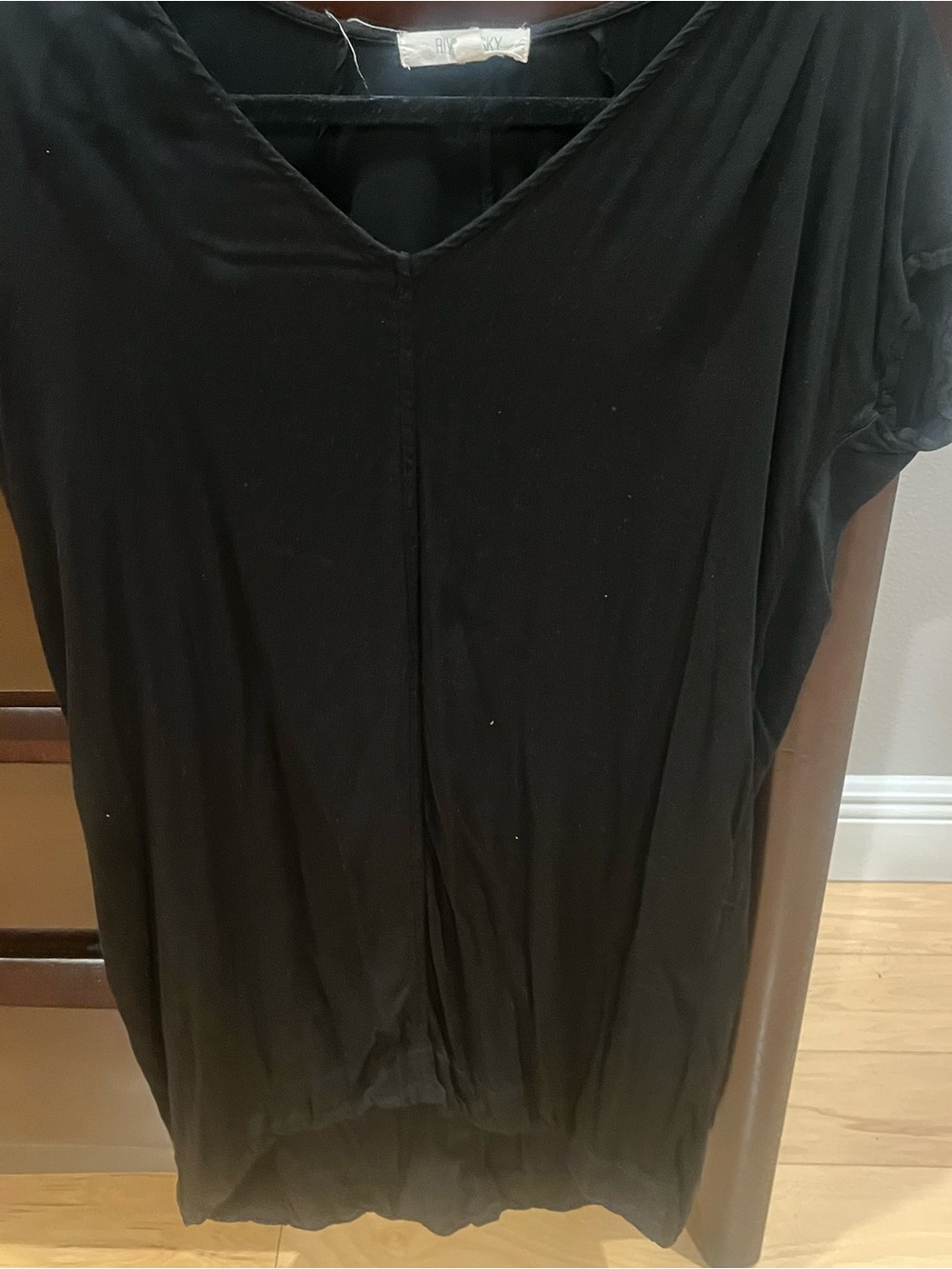 River + Sky Black V-Neck Tunic